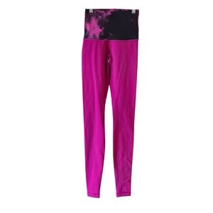 lululemon athletica Pink and Black‎ Leggings